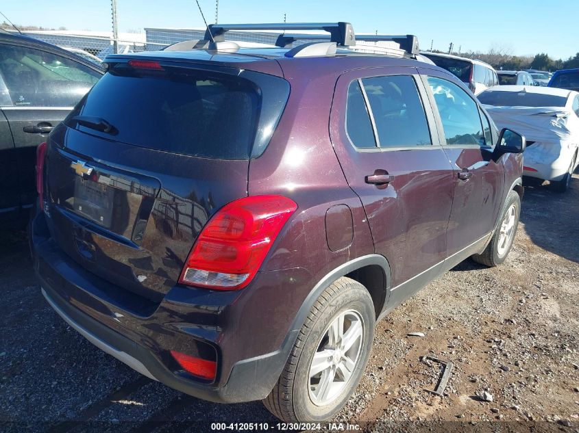 2021 Chevrolet Trax Fwd Lt VIN: KL7CJLSB4MB308645 Lot: 41205110