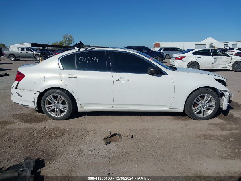 2011 Infiniti G37 Journey VIN: JN1CV6AP4BM509598 Lot: 41205138