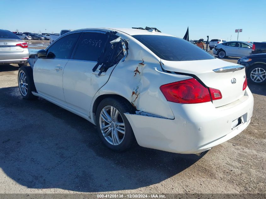 2011 Infiniti G37 Journey VIN: JN1CV6AP4BM509598 Lot: 41205138