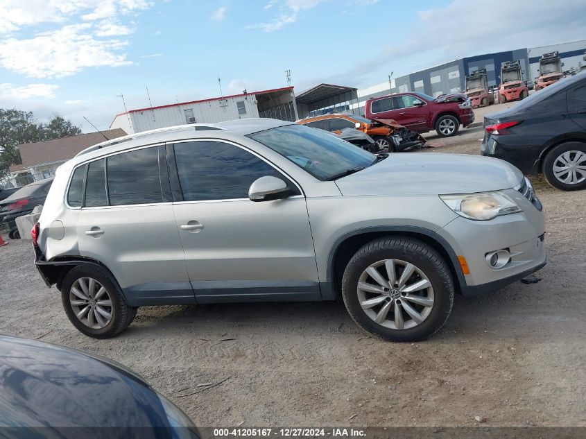 2011 Volkswagen Tiguan Se VIN: WVGAV7AXXBW548741 Lot: 41205167