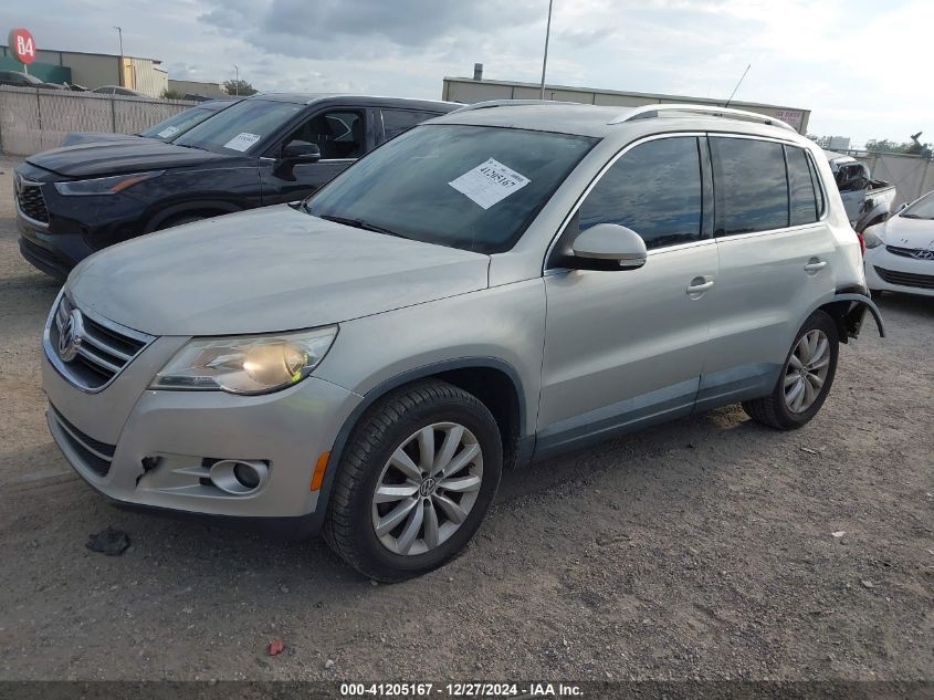 2011 Volkswagen Tiguan Se VIN: WVGAV7AXXBW548741 Lot: 41205167