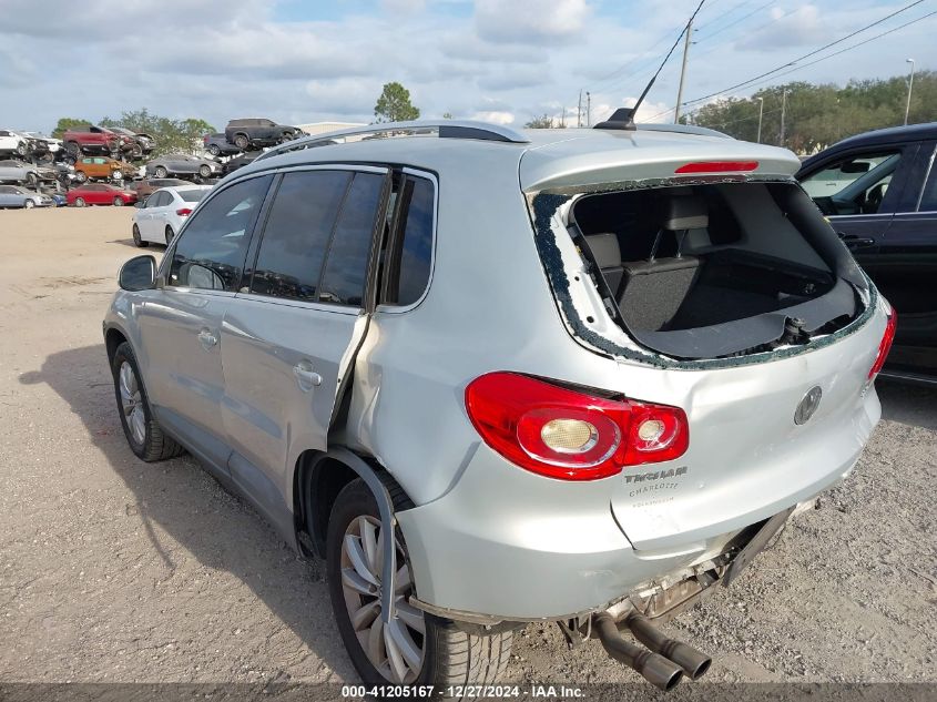 2011 Volkswagen Tiguan Se VIN: WVGAV7AXXBW548741 Lot: 41205167