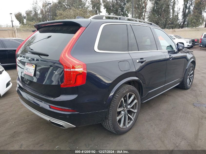 2019 Volvo Xc90 T6 Momentum VIN: YV4A22PK2K1513407 Lot: 41205192