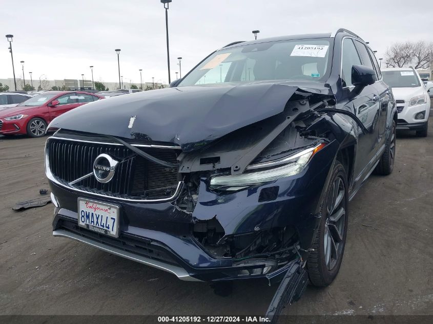 2019 Volvo Xc90 T6 Momentum VIN: YV4A22PK2K1513407 Lot: 41205192