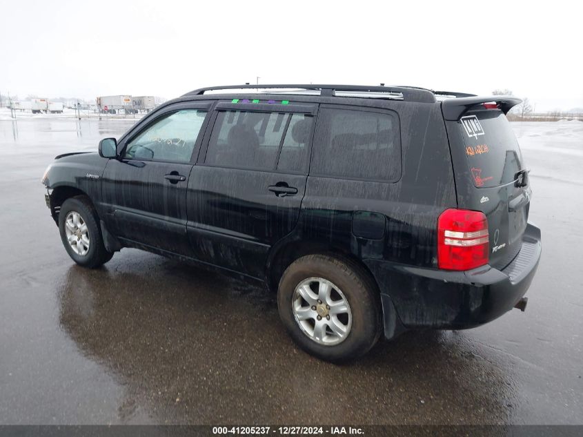 2003 Toyota Highlander Limited V6 VIN: JTEHF21A030138898 Lot: 41205237