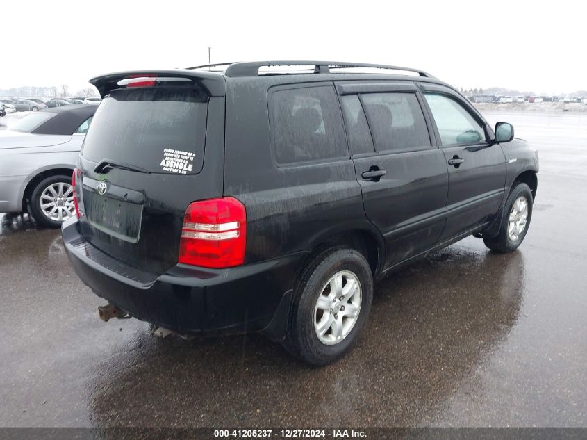 2003 Toyota Highlander Limited V6 VIN: JTEHF21A030138898 Lot: 41205237