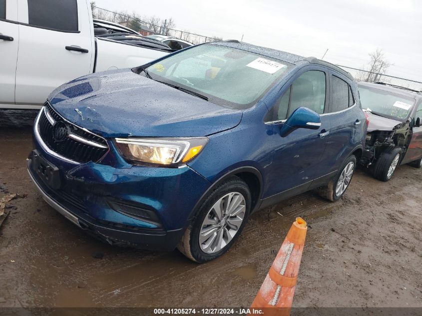 2019 Buick Encore Fwd Preferred VIN: KL4CJASBXKB836222 Lot: 41205274