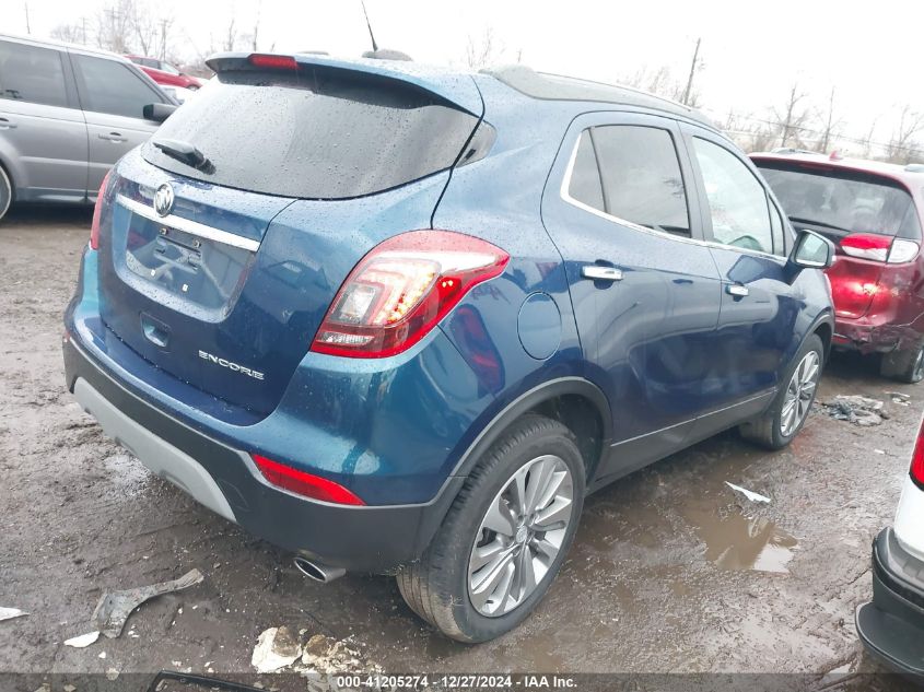 2019 Buick Encore Fwd Preferred VIN: KL4CJASBXKB836222 Lot: 41205274