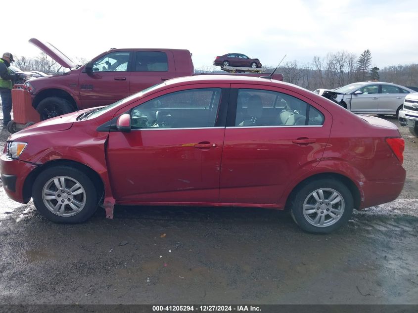 2013 Chevrolet Sonic Lt Auto VIN: 1G1JC5SH8D4148299 Lot: 41205294