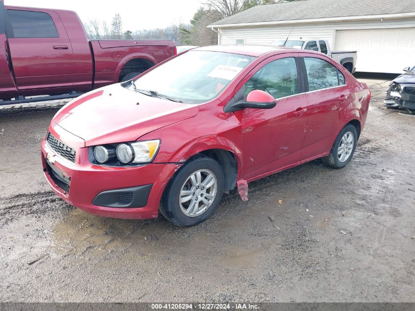 2013 Chevrolet Sonic Lt Auto VIN: 1G1JC5SH8D4148299 Lot: 41205294