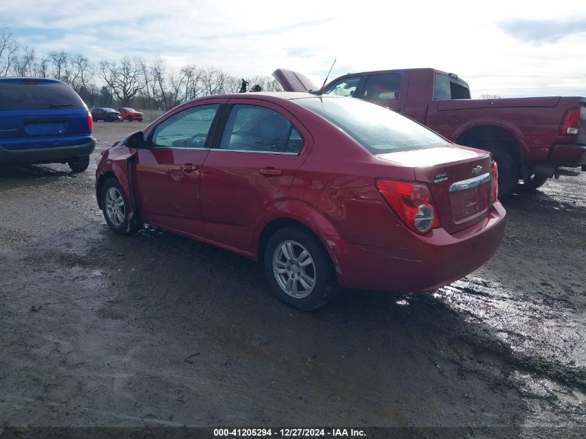 2013 Chevrolet Sonic Lt Auto VIN: 1G1JC5SH8D4148299 Lot: 41205294