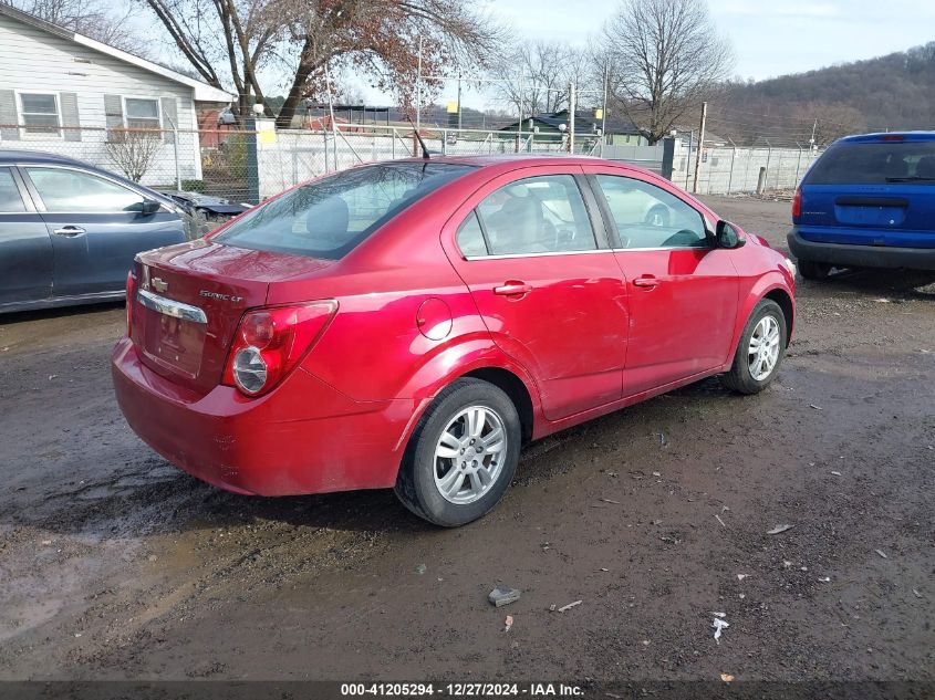 2013 Chevrolet Sonic Lt Auto VIN: 1G1JC5SH8D4148299 Lot: 41205294