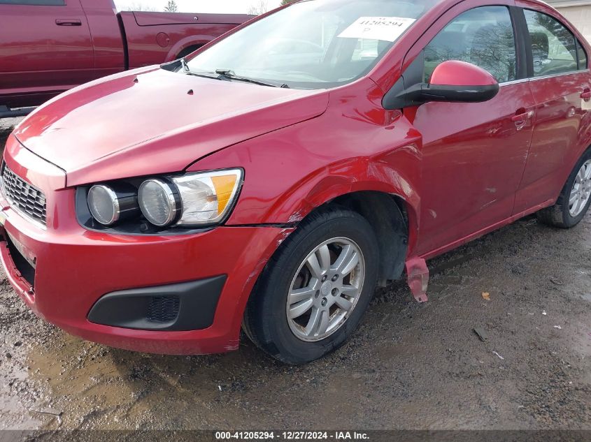 2013 Chevrolet Sonic Lt Auto VIN: 1G1JC5SH8D4148299 Lot: 41205294