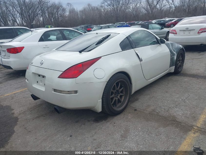 2004 Nissan 350Z Coupe VIN: JN1AZ34E94T062778 Lot: 41205315