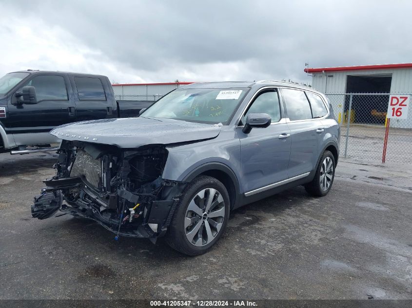 2022 Kia Telluride S VIN: 5XYP6DHC8NG237985 Lot: 41205347