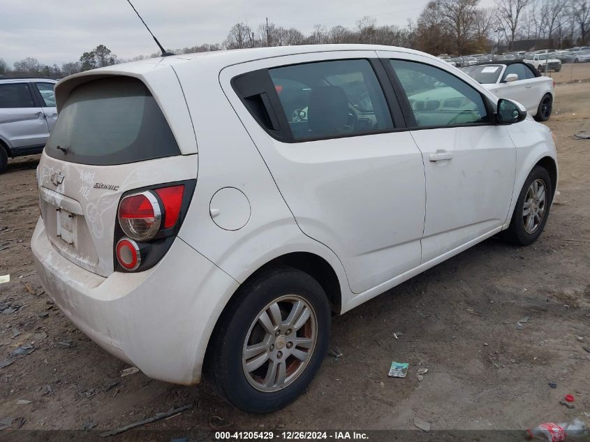 2012 Chevrolet Sonic 2Ls VIN: 1G1JA6SH9C4140674 Lot: 41205429