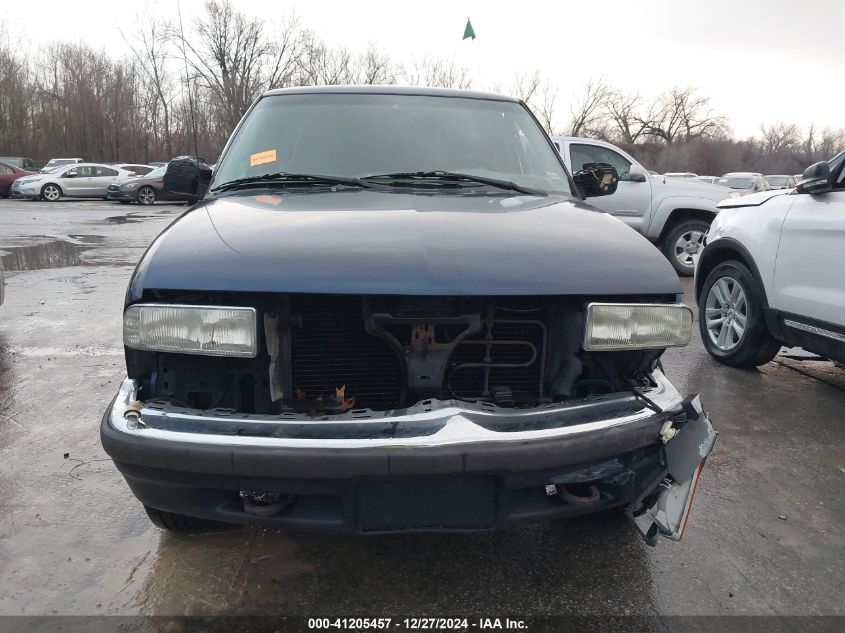 2001 Chevrolet Blazer Ls VIN: 1GNCT18W01K245784 Lot: 41205457