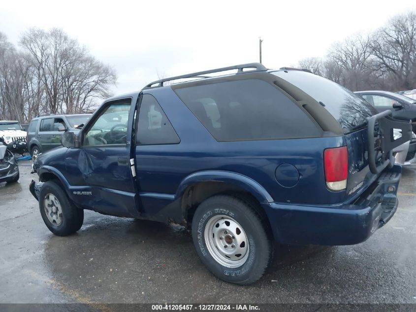 2001 Chevrolet Blazer Ls VIN: 1GNCT18W01K245784 Lot: 41205457