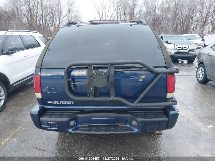 2001 Chevrolet Blazer Ls VIN: 1GNCT18W01K245784 Lot: 41205457