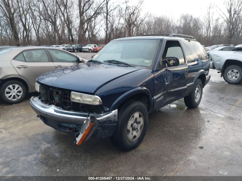 2001 Chevrolet Blazer Ls VIN: 1GNCT18W01K245784 Lot: 41205457