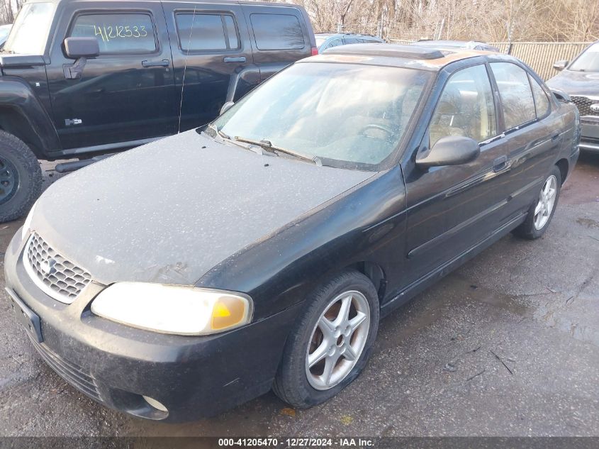 2001 Nissan Sentra Se VIN: 3N1BB51D21L107138 Lot: 41205470