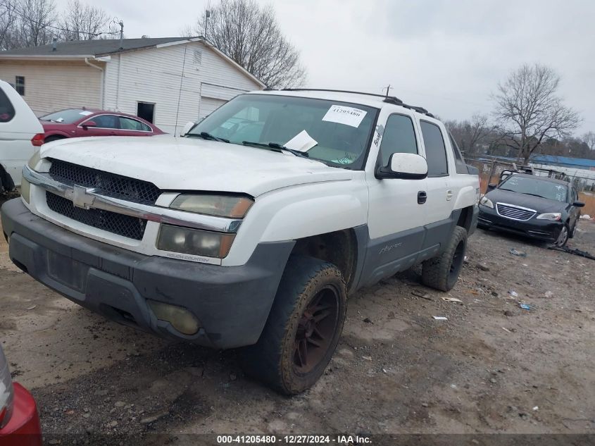 2003 Chevrolet Avalanche 1500 VIN: 3GNEK13T03G153562 Lot: 41205480