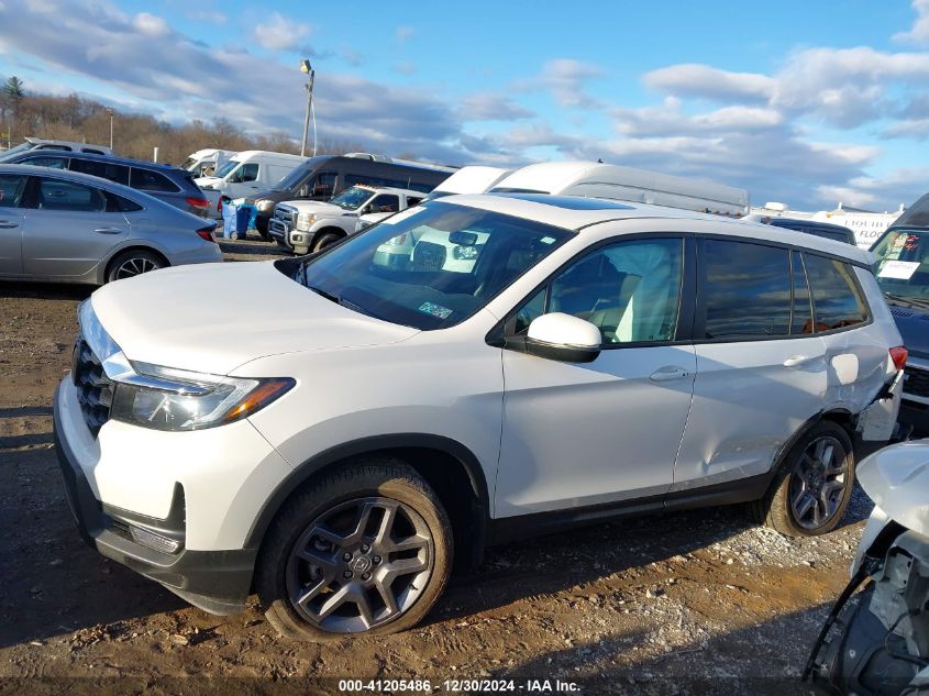 2023 Honda Passport Awd Ex-L VIN: 5FNYF8H50PB041370 Lot: 41205486