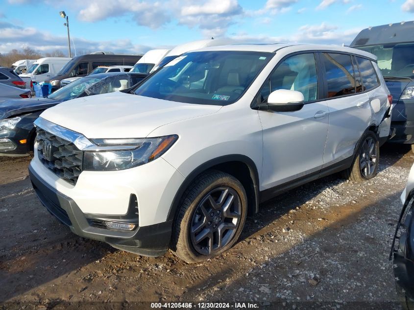 2023 Honda Passport Awd Ex-L VIN: 5FNYF8H50PB041370 Lot: 41205486