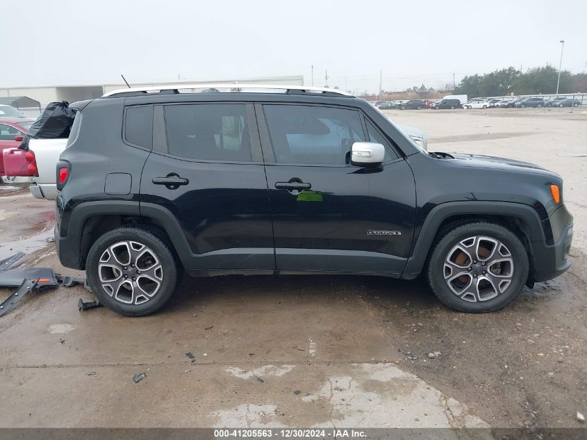 2016 Jeep Renegade Limited VIN: ZACCJADT9GPE06903 Lot: 41205563