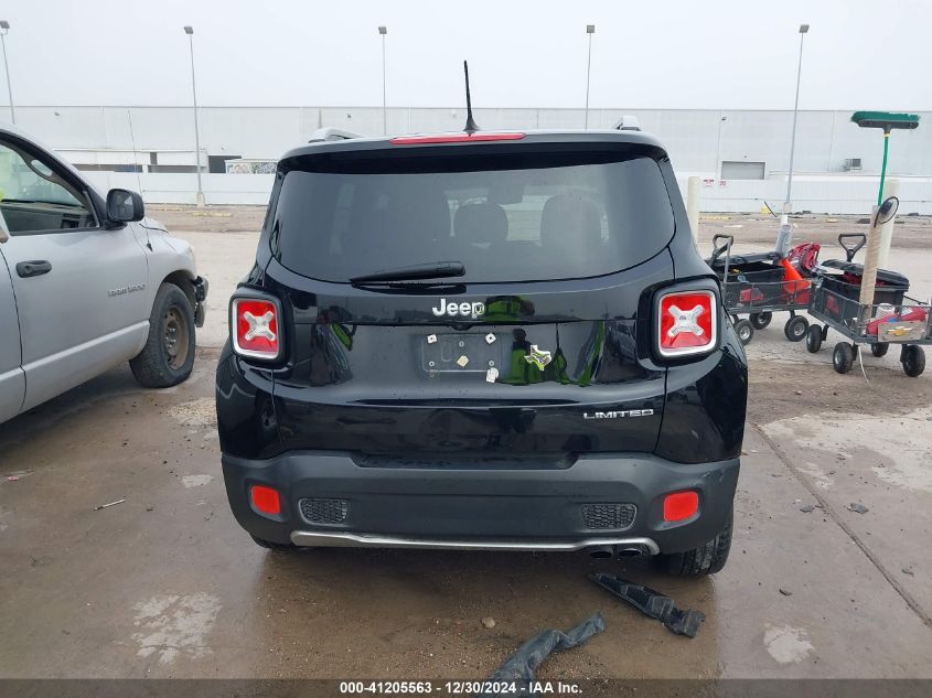 2016 Jeep Renegade Limited VIN: ZACCJADT9GPE06903 Lot: 41205563