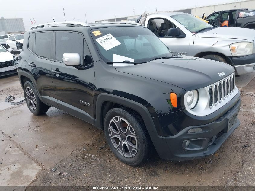 2016 Jeep Renegade Limited VIN: ZACCJADT9GPE06903 Lot: 41205563