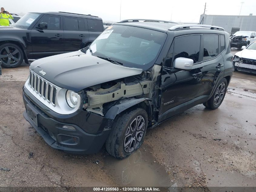 2016 Jeep Renegade Limited VIN: ZACCJADT9GPE06903 Lot: 41205563