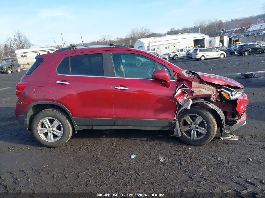 2018 Chevrolet Trax Lt VIN: 3GNCJPSB1JL380558 Lot: 41205569