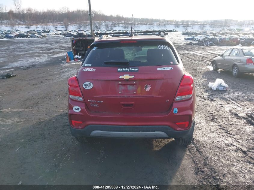 2018 Chevrolet Trax Lt VIN: 3GNCJPSB1JL380558 Lot: 41205569