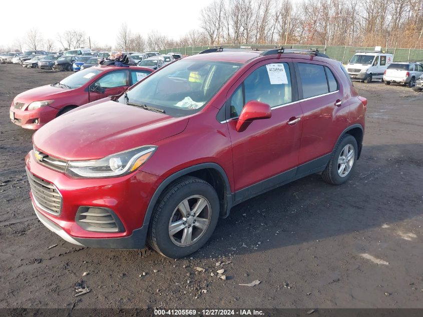 2018 Chevrolet Trax Lt VIN: 3GNCJPSB1JL380558 Lot: 41205569