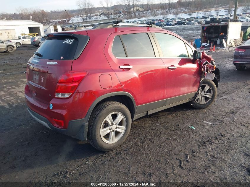 2018 Chevrolet Trax Lt VIN: 3GNCJPSB1JL380558 Lot: 41205569