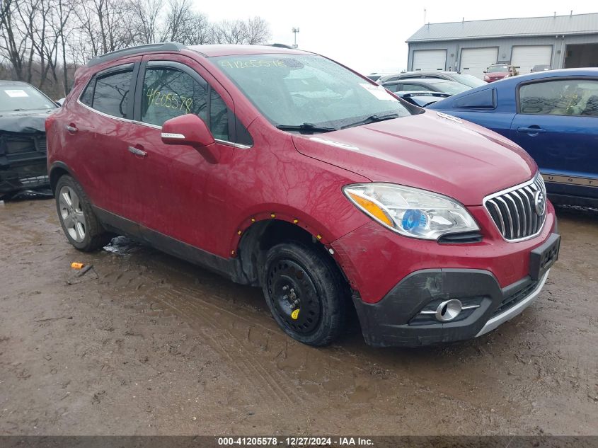 2015 Buick Encore Leather VIN: KL4CJCSB0FB236195 Lot: 41205578