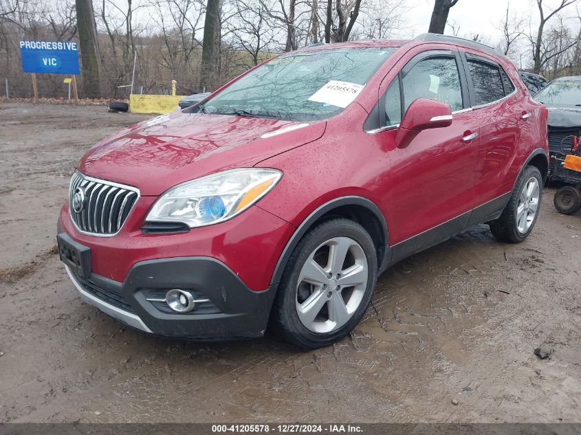 2015 Buick Encore Leather VIN: KL4CJCSB0FB236195 Lot: 41205578