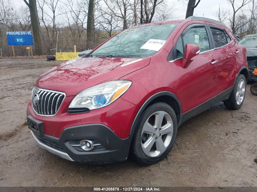 2015 Buick Encore Leather VIN: KL4CJCSB0FB236195 Lot: 41205578