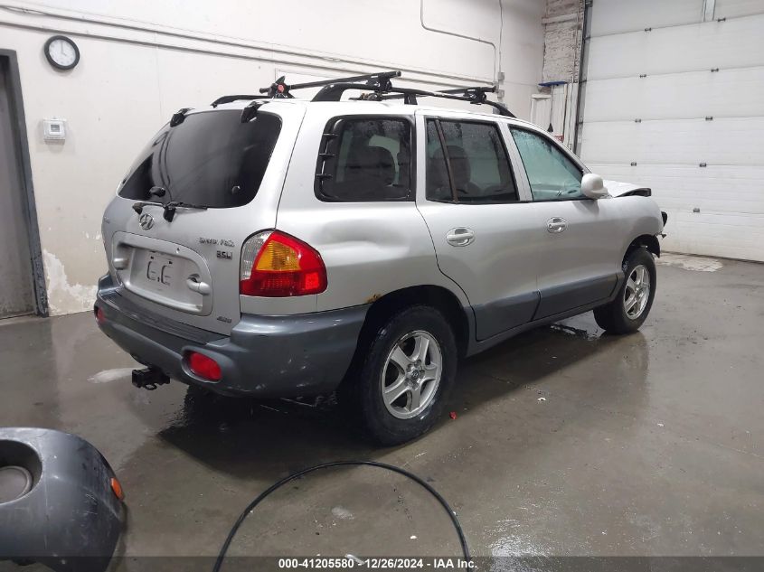 2004 Hyundai Santa Fe Gls/Lx VIN: KM8SC73E94U809023 Lot: 41205580