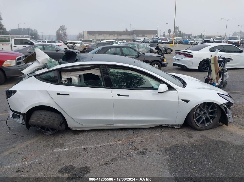 2023 Tesla Model 3 Rear-Wheel Drive VIN: 5YJ3E1EA6PF480000 Lot: 41205586