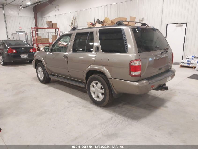 2001 Nissan Pathfinder Le VIN: JN8DR09Y61W572354 Lot: 41205589