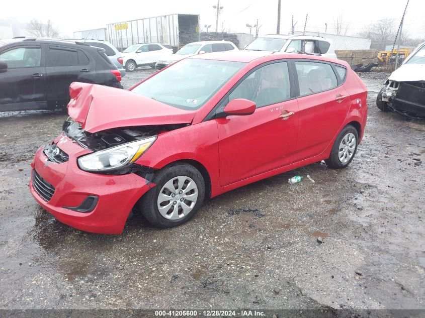 2017 Hyundai Accent Se VIN: KMHCT5AE4HU339081 Lot: 41205600