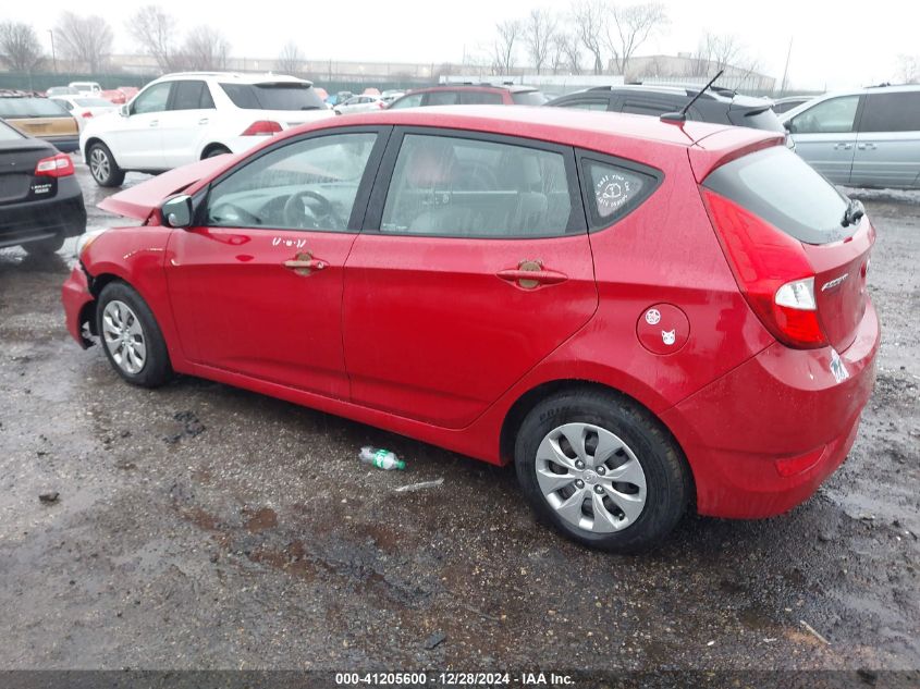 2017 Hyundai Accent Se VIN: KMHCT5AE4HU339081 Lot: 41205600