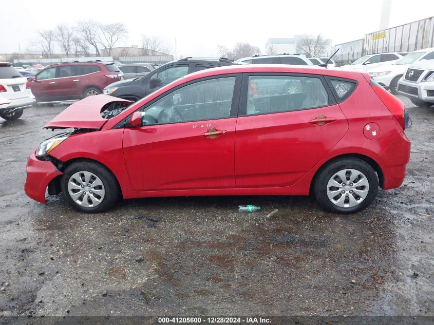 2017 Hyundai Accent Se VIN: KMHCT5AE4HU339081 Lot: 41205600