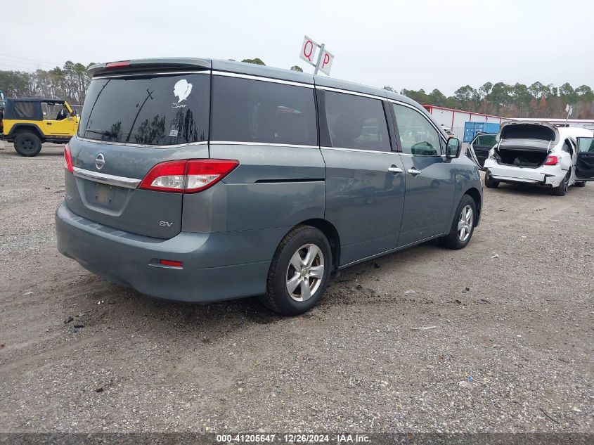 2011 Nissan Quest Sv VIN: JN8AE2KP3B9000833 Lot: 41205647