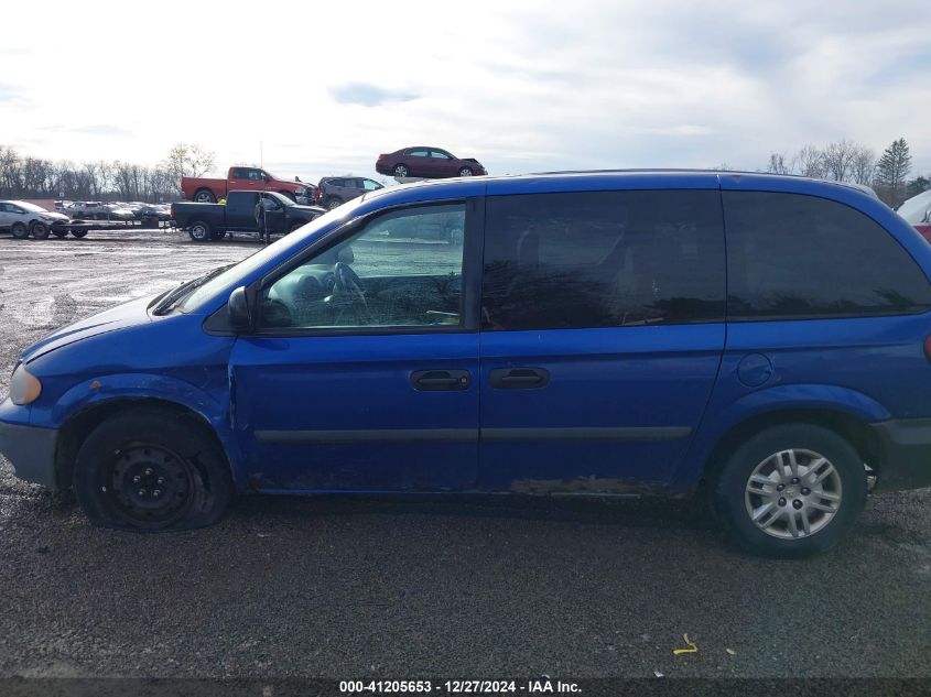 2006 Dodge Caravan Se VIN: 1D4GP25B66B591919 Lot: 41205653