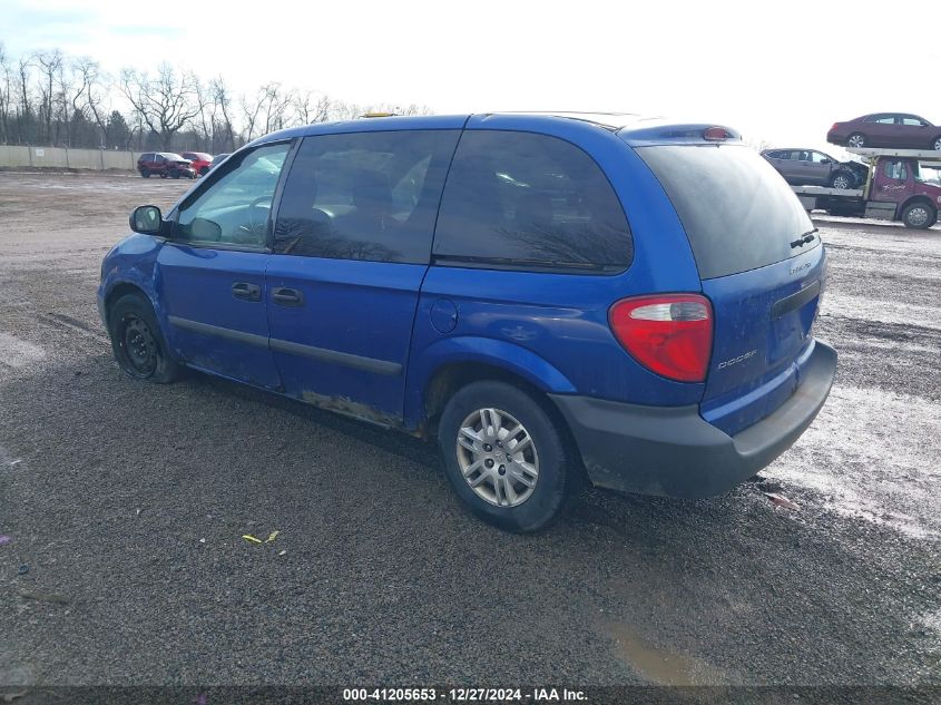 2006 Dodge Caravan Se VIN: 1D4GP25B66B591919 Lot: 41205653