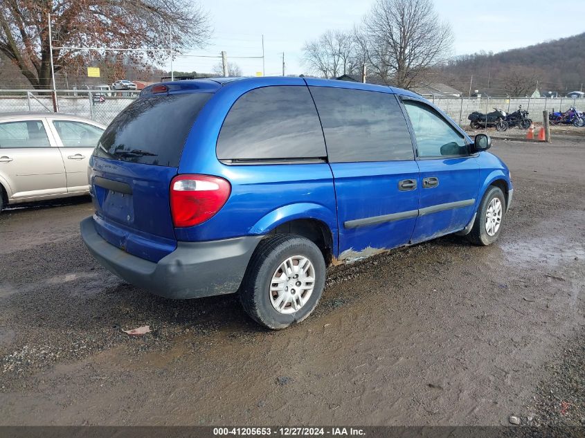 2006 Dodge Caravan Se VIN: 1D4GP25B66B591919 Lot: 41205653