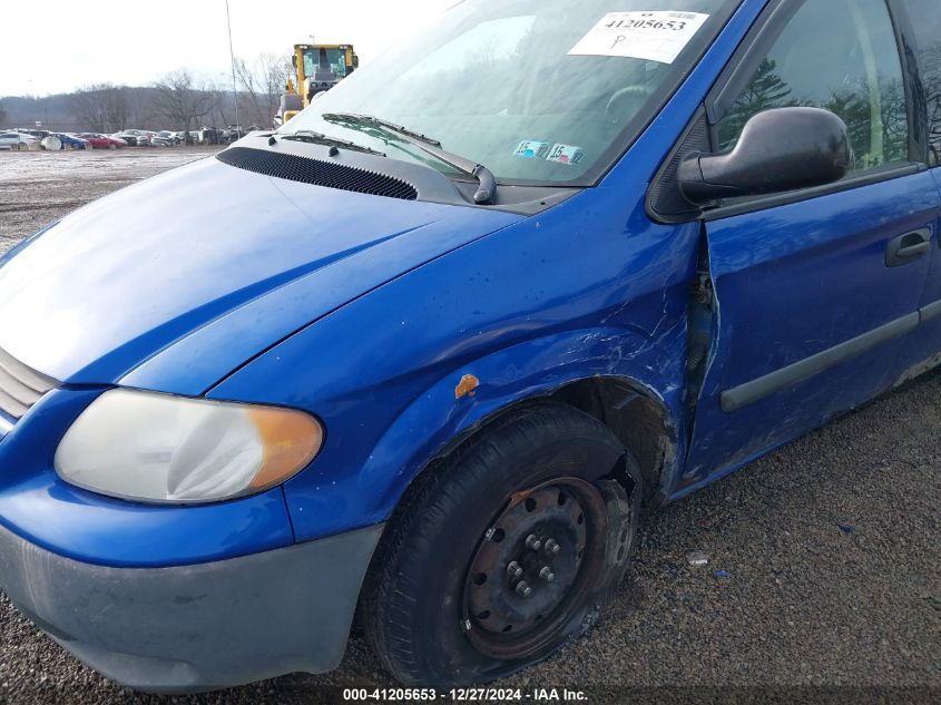 2006 Dodge Caravan Se VIN: 1D4GP25B66B591919 Lot: 41205653